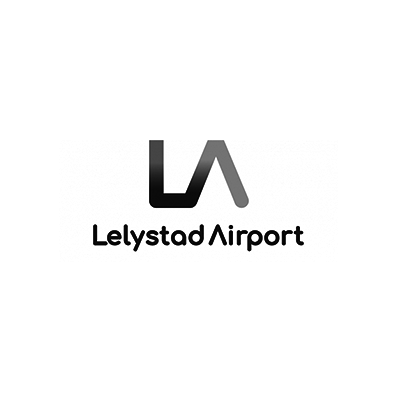 Logo Lelystad Airport voor case